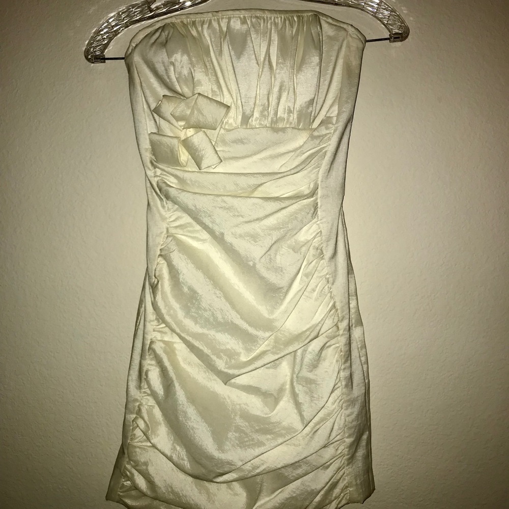 Jessica McClintock Ivory Cocktail Dress